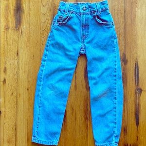 Vintage Orange tab Levi jeans